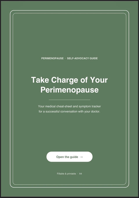Take Charge of Your Perimenopause – Doctor Visit Preparation Guide & Symptom Tracker